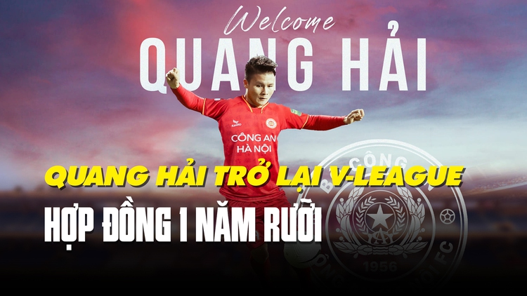 Quang Hải gia nhập đội hình toàn sao của CLB Công an Hà Nội