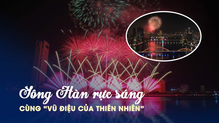 'Rồng pháo hoa' vẽ bức tranh thiên nhiên huyền bí trên sông Hàn