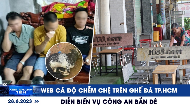 Xem nhanh 12h: Web cá độ chễm chệ trên ghế đá TP.HCM | Diễn biến vụ công an bắn dê