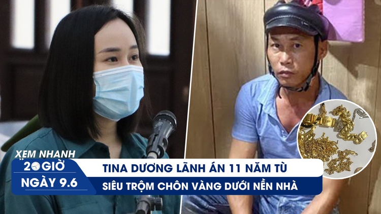 Xem nhanh 20h ngày 9.6: Tina Dương bật khóc trước tòa | Siêu trộm bạc tỉ chôn vàng dưới nền nhà