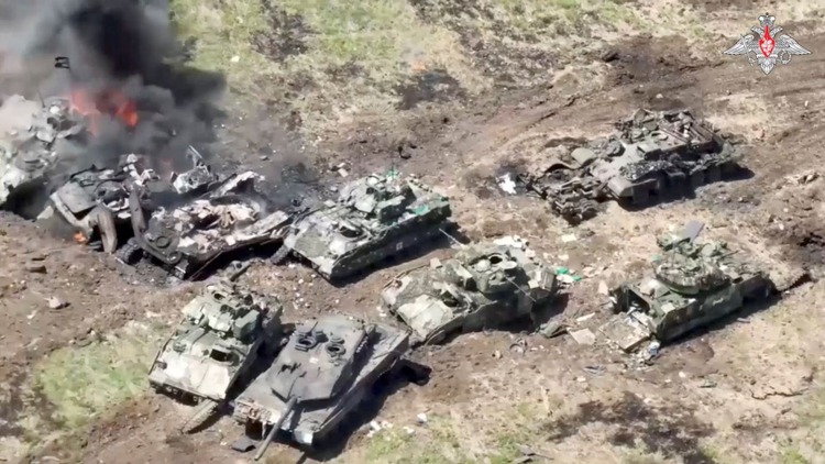 Nhìn lại trận đánh thảm họa khiến Ukraine mất nhiều xe tăng, xe bọc thép phương Tây