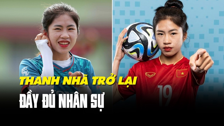 Thanh Nhã trở lại, đội tuyển nữ Việt Nam sẵn sàng lực lượng đấu Bồ Đào Nha