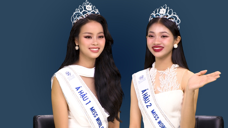 Giao lưu cùng 2 Á hậu Miss World Vietnam 2023