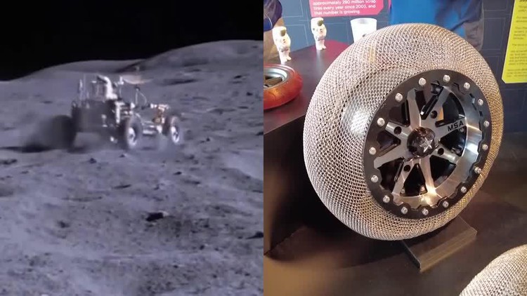 Mang công nghệ lốp xe không hơi từ mặt trăng xuống trái đất