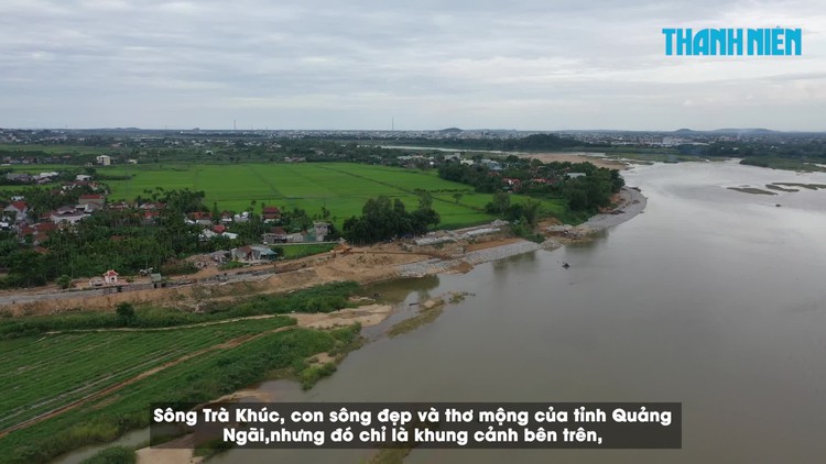 Sông Trà Khúc bị ‘rút ruột’ nhưng có lãnh đạo địa phương không hề hay biết