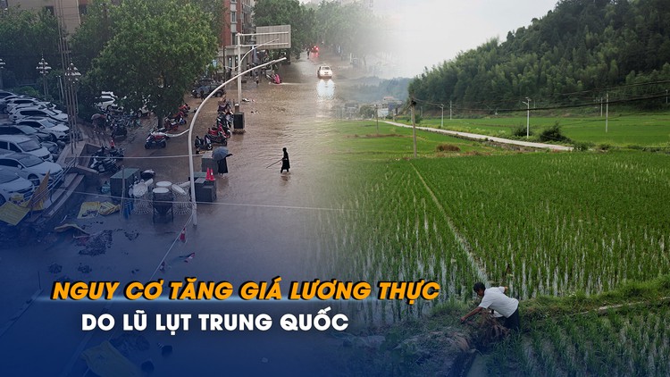 Nguy cơ tăng giá lương thực toàn cầu do lũ lụt Trung Quốc