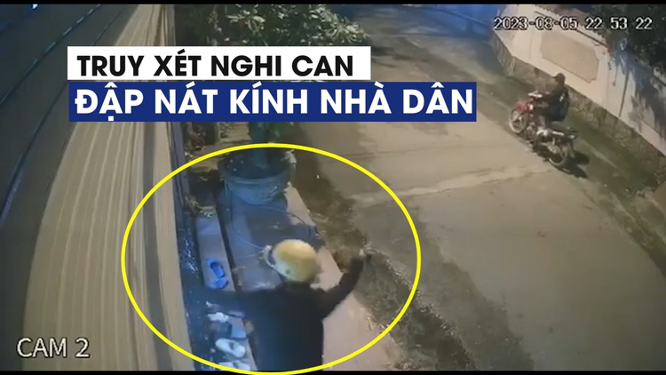 Hung hãn đập nát cửa kính nhà dân vì bị nhắc nhở ‘đi chậm lại’