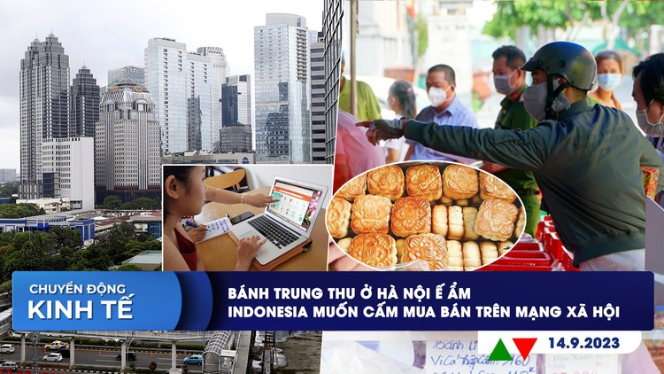 CHUYỂN ĐỘNG KINH TẾ ngày 14.9: Bánh trung thu ở Hà Nội vắng khách | Indonesia muốn cấm mua bán trên mạng xã hội