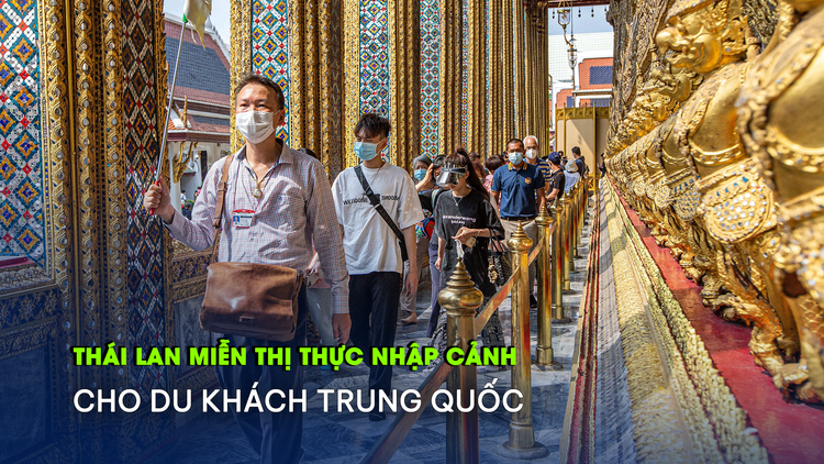 Thái Lan miễn thị thực nhập cảnh cho du khách Trung Quốc