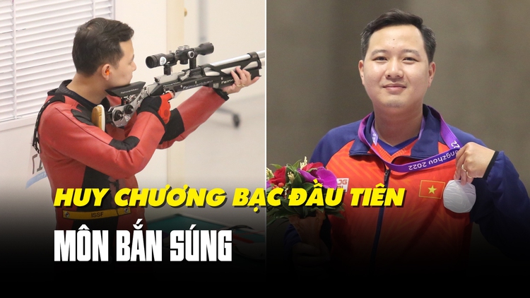 Đoàn Việt Nam giành huy chương bạc đầu tiên từ môn bắn súng