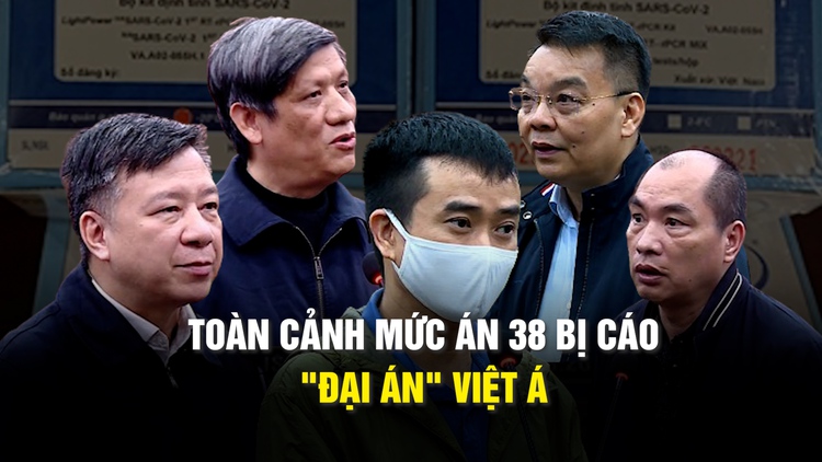 Toàn cảnh mức án 38 bị cáo trong ‘đại án’ kit test Việt Á