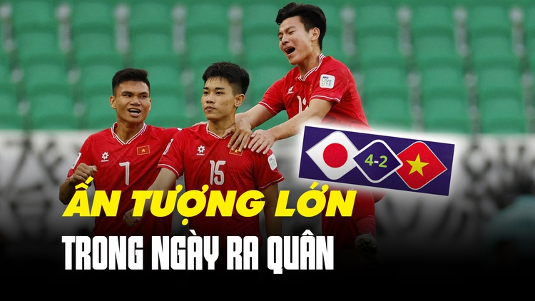 Thua Nhật Bản 2-4 nhưng đội tuyển Việt Nam đã không hề sợ hãi trước ứng cử viên vô địch