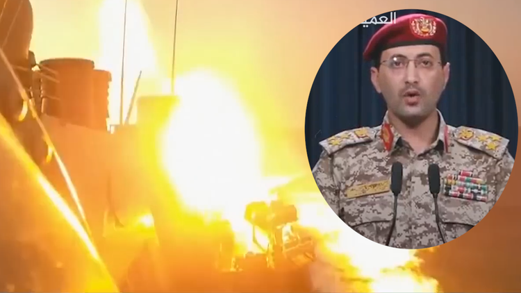 Houthi nói bắn tên lửa đạn đạo trúng tàu chiến Mỹ 
