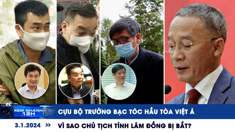Xem nhanh 12h: Cựu bộ trưởng bạc tóc hầu tòa vụ Việt Á | Vì sao chủ tịch tỉnh Lâm Đồng bị bắt?