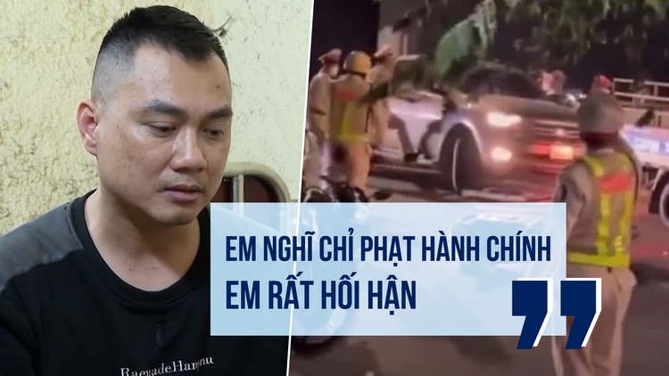 Lời hối hận muộn màng của tài xế say xỉn, tông vào xe CSGT ở Bắc Giang