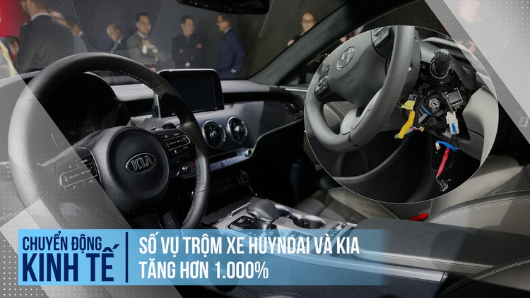 Trộm xe Mỹ 'mê' Hyundai và Kia?