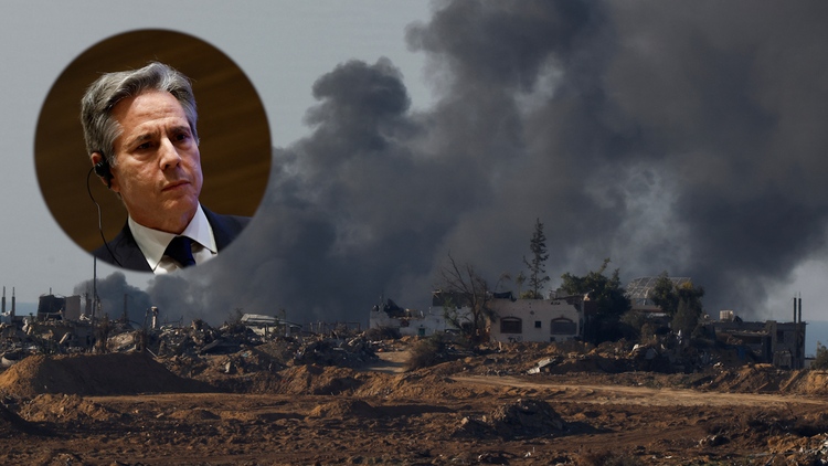 Ngoại trưởng Mỹ phản đối cưỡng ép người Palestine rời Gaza, cảnh báo xung đột lan rộng