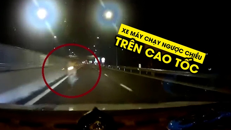 Thót tim xe máy chạy ngược chiều, gây tai nạn trên cao tốc Mỹ Thuận-Cần Thơ