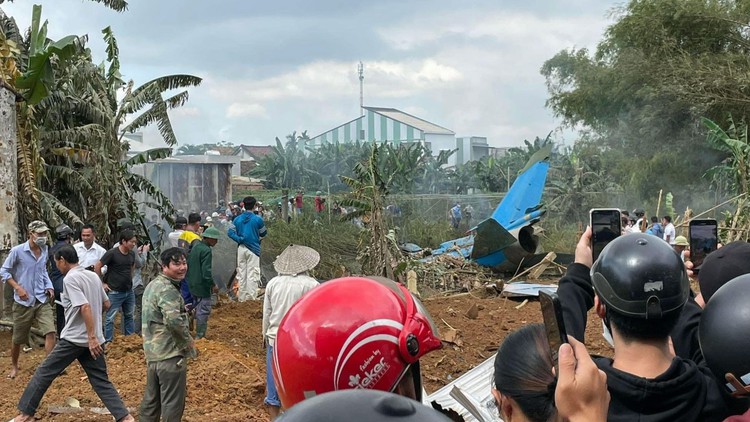 Một người bị thương trong vụ rơi máy bay tại Quảng Nam
