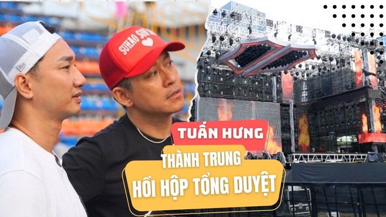 Tuấn Hưng, Thành Trung hồi hộp tổng duyệt concert 'Anh trai vượt ngàn chông gai'