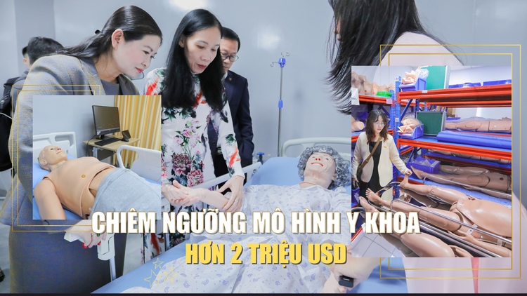 Trường đại học đầu tư mô hình y khoa hơn 2 triệu USD cho sinh viên