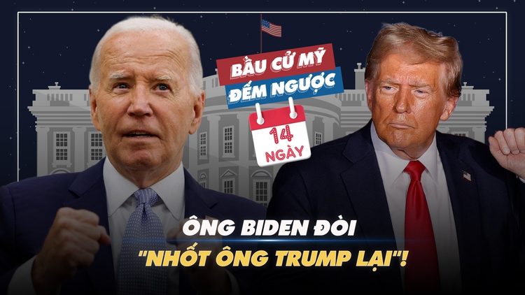 BẦU CỬ MỸ ĐẾM NGƯỢC: Ông Biden đòi 'nhốt ông Trump lại'!