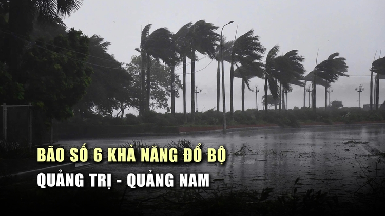 Khi nào bão số 6 (Trà Mi) tác động đất liền mạnh nhất?