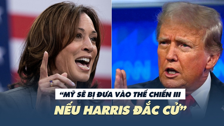 Bầu cử Mỹ: Ông Trump nói bà Harris sẽ đưa Mỹ vào Thế chiến III