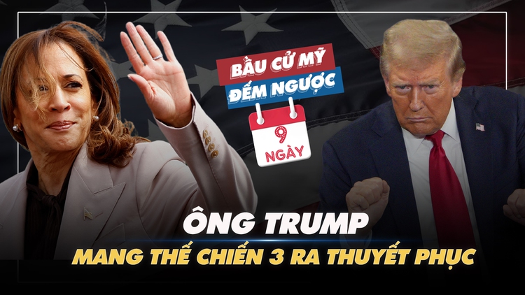 BẦU CỬ MỸ ĐẾM NGƯỢC:  Ông Trump mang Thế chiến 3 ra thuyết phục