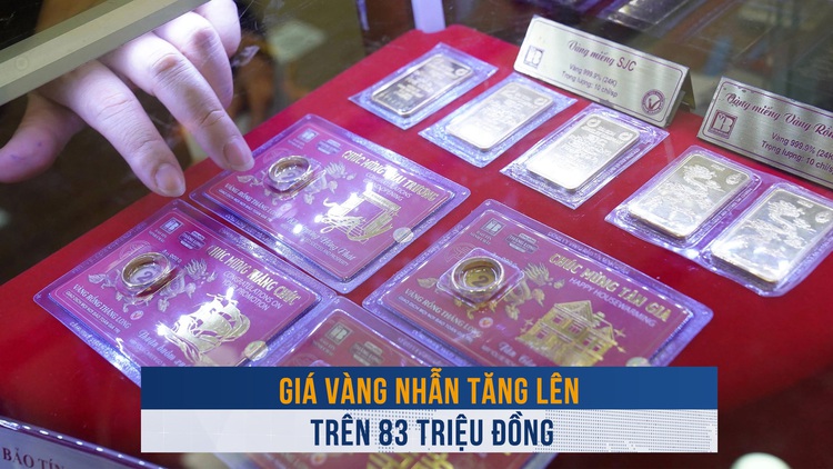 Biến động vàng ngày 3.10: Giá vàng nhẫn tăng lên trên 83 triệu đồng