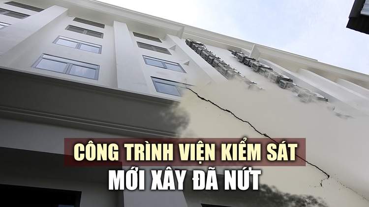 Đà Nẵng: Công trình mới xây đã xuất hiện vết nứt, gây thiệt hại nhà xung quanh