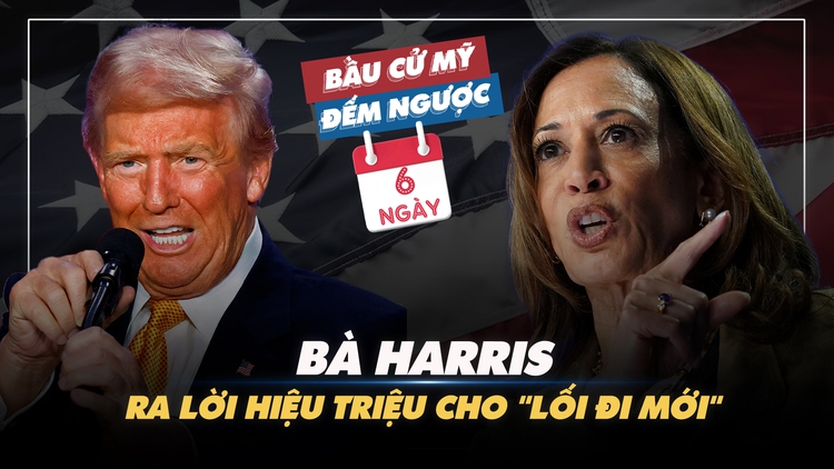 BẦU CỬ MỸ ĐẾM NGƯỢC: Bà Harris ra lời hiệu triệu cho 'lối đi mới'