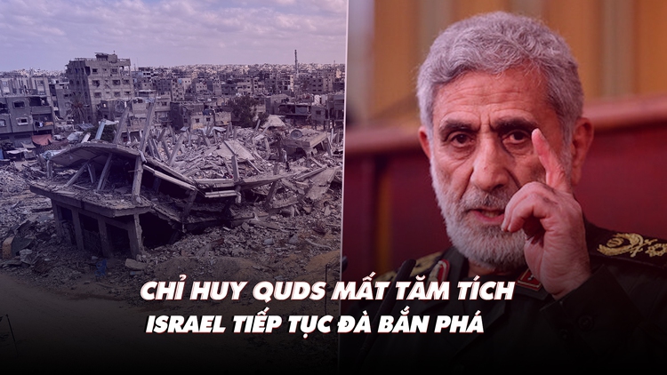 Điểm xung đột: Chỉ huy Quds mất tăm tích; Israel tiếp tục đà bắn phá