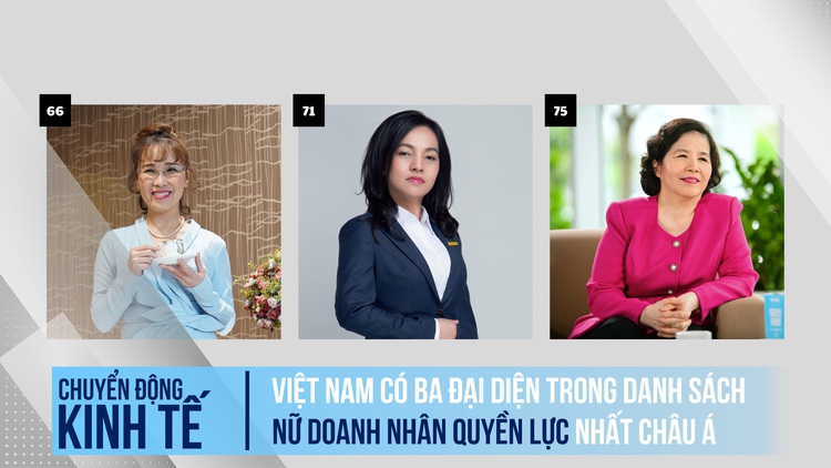 Việt Nam có ba đại diện trong danh sách Nữ doanh nhân quyền lực nhất châu Á