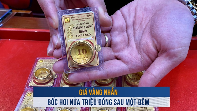 Biến động vàng ngày 1.11: Giá vàng nhẫn bốc hơi nửa triệu đồng sau một đêm