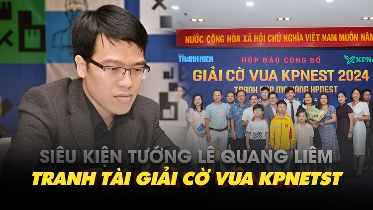 Siêu đại kiện tướng Lê Quang Liêm tranh tài ở giải cờ vua KPNest 2024