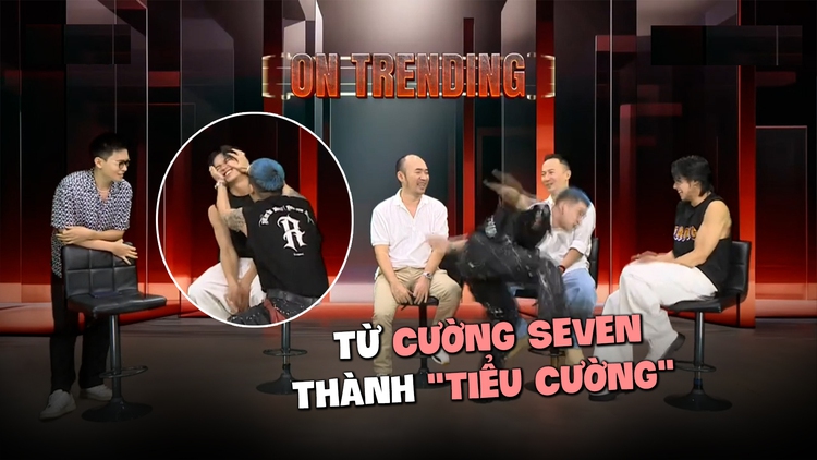 Cường Seven 'toát mồ hôi' vì bị (S)TRONG Trọng Hiếu bắt làm 'thú vật'