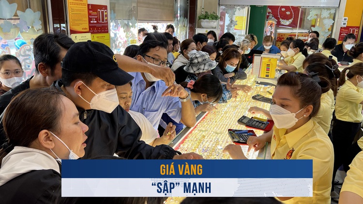 Biến động vàng ngày 12.11: Giá vàng “sập” mạnh