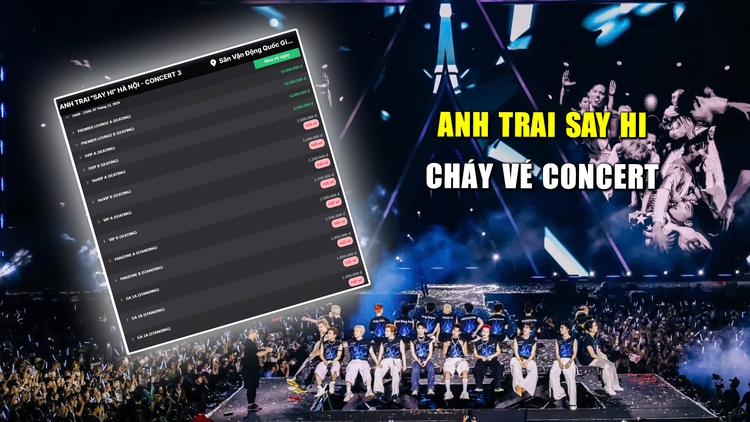 Hai concert 'Anh Trai' đồng loạt cháy vé