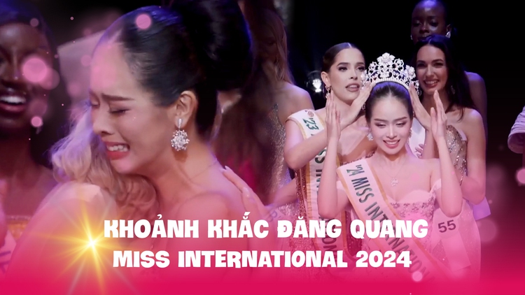 Khoảnh khắc Huỳnh Thị Thanh Thủy đăng quang Miss International 2024