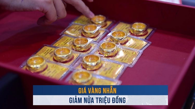 Biến động vàng ngày 14.11: Giá vàng nhẫn giảm nửa triệu đồng