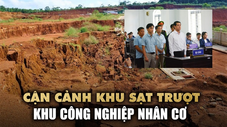 Cận cảnh khu sạt trượt liên quan vụ án Giám đốc Sở Xây dựng Đắk Nông