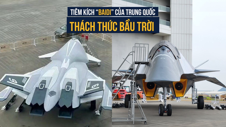 Trung Quốc gây bất ngờ với mẫu chiến đấu cơ như trong phim viễn tưởng