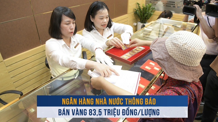 Biến động vàng ngày 18.11: Ngân hàng Nhà nước thông báo bán vàng 83,5 triệu đồng/lượng