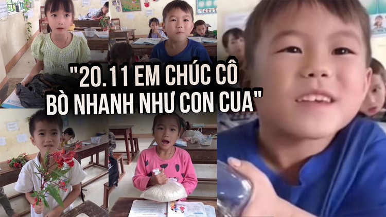 Lời chúc ngày nhà giáo gây bão mạng: Em chúc cô 'bò nhanh như con cua'