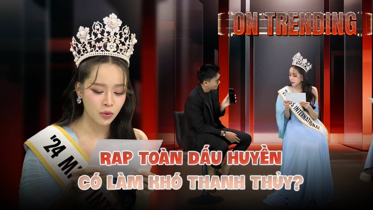 Hoa hậu Thanh Thủy 'rối não' vì đọc rap, cùng 'bà trùm hoa hậu' hát Bolero | ON TRENDING