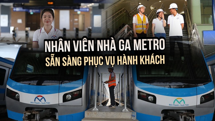 Nhân viên nhà ga metro ‘tự tin và sẵn sàng’ phục vụ an toàn hành khách