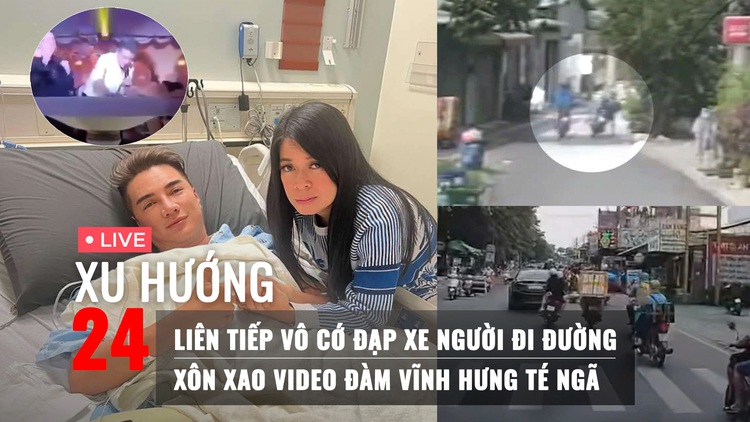 Xu Hướng 24: Xôn xao video Đàm Vĩnh Hưng té ngã | Liên tiếp vô cớ đạp xe người đi đường