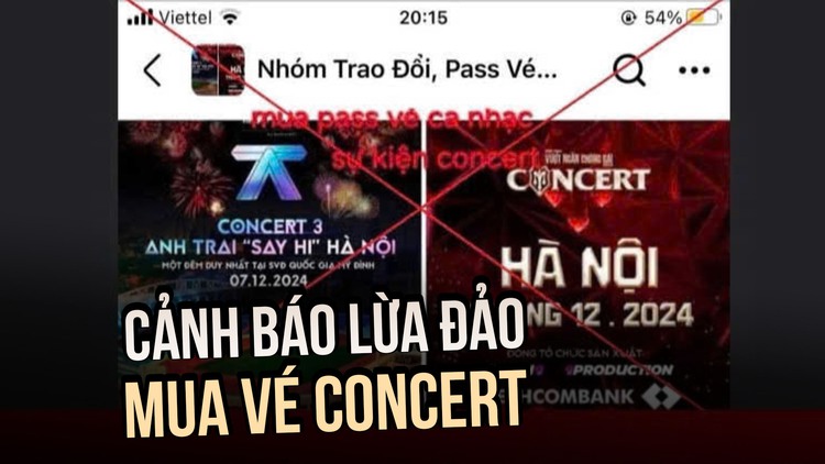 Cảnh giác lừa đảo 'chuyển tiền nhận code vé' 2 concert 'Anh Trai'