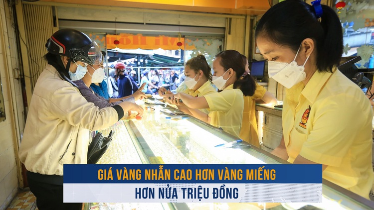 Biến động vàng ngày 29.11: Giá vàng nhẫn mua vào cao hơn vàng miếng nửa triệu đồng